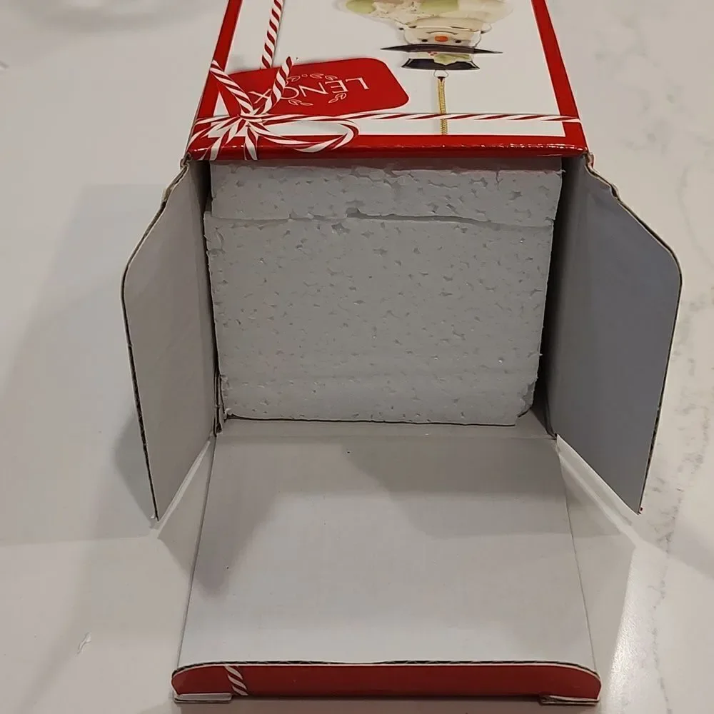 Lenox Holiday Cheer Snowman Ornament Original Box NWT